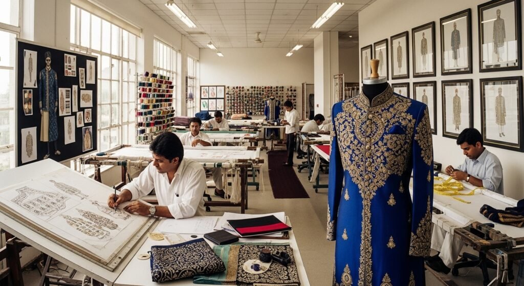 sherwani king sherwanis production from professional artisans and perfect craftsmanship