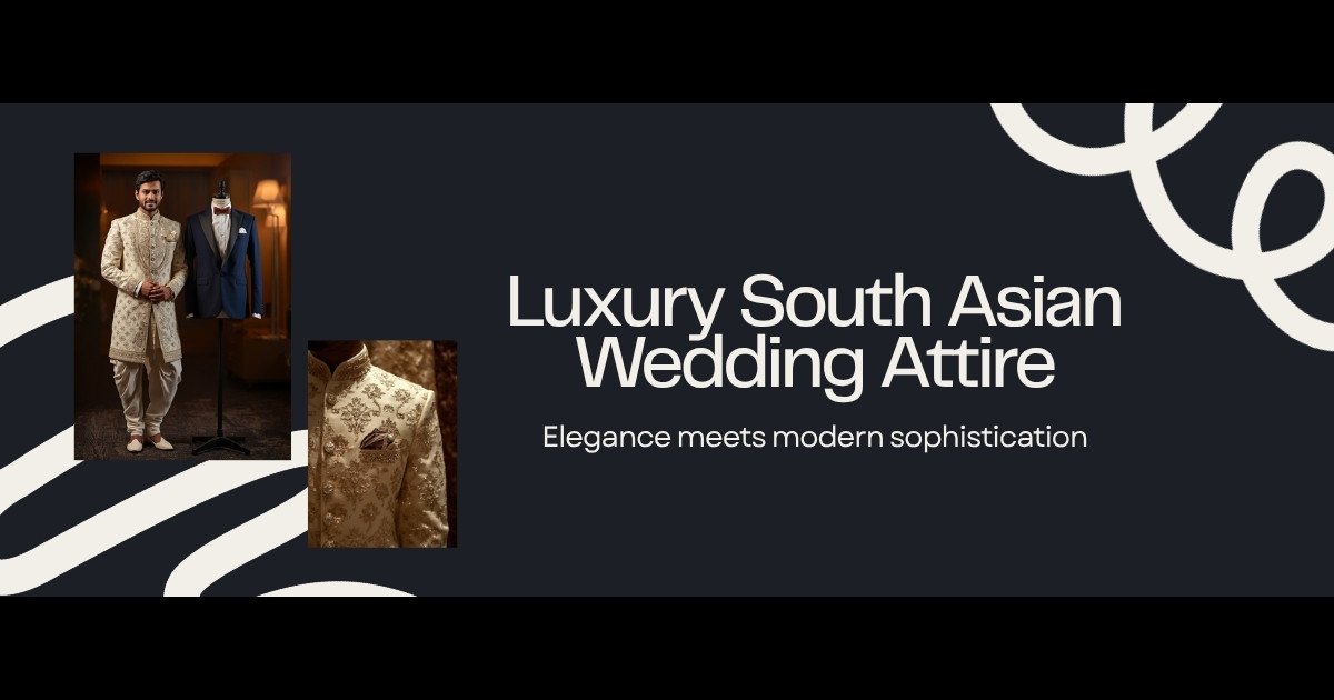 sherwani vs tuxedo wedding — bespoke groomswear by Sherwani King