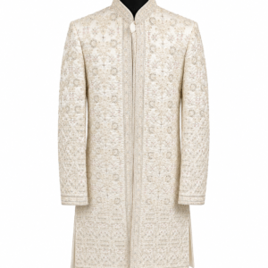 White Sherwani