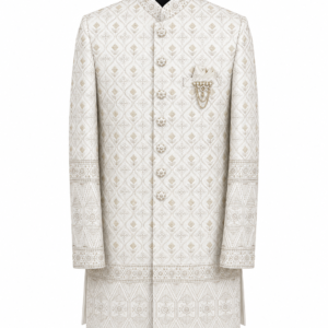 Ivory gold sherwani
