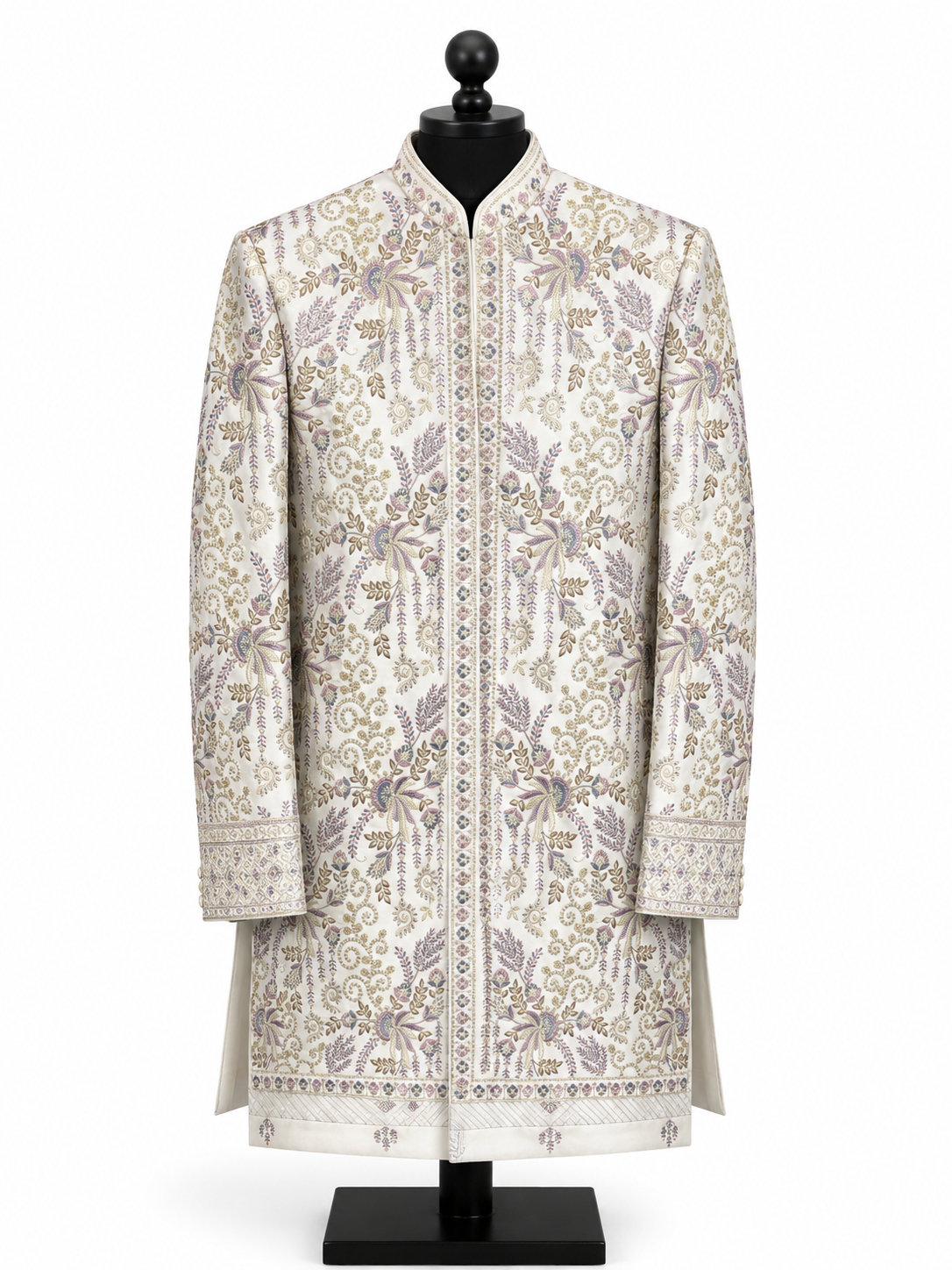 Ivory Blossom Sherwani