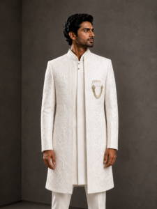 White Velvet Prince Coat