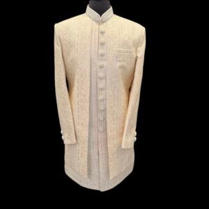 Vertical Stripe Prince Coat
