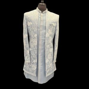 Blue Floral Prince Coat