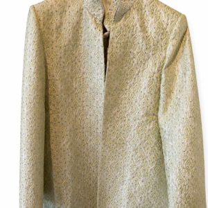 Mint Embroidered Prince Coat