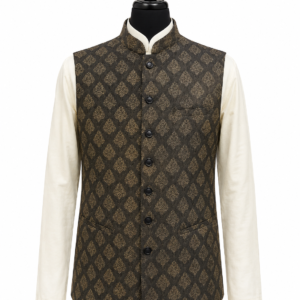 Steel Grey Diamond Waistcoat