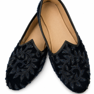 Black Velvet Royale Jutti