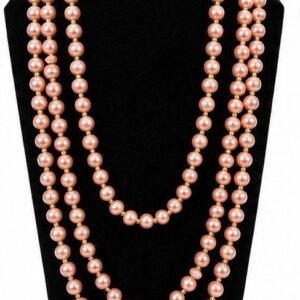Pink layered necklace