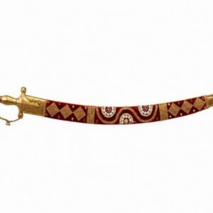 red emblished sword