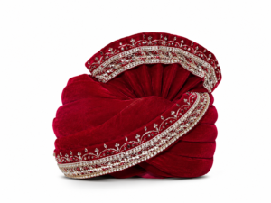 Red Velvet Turban