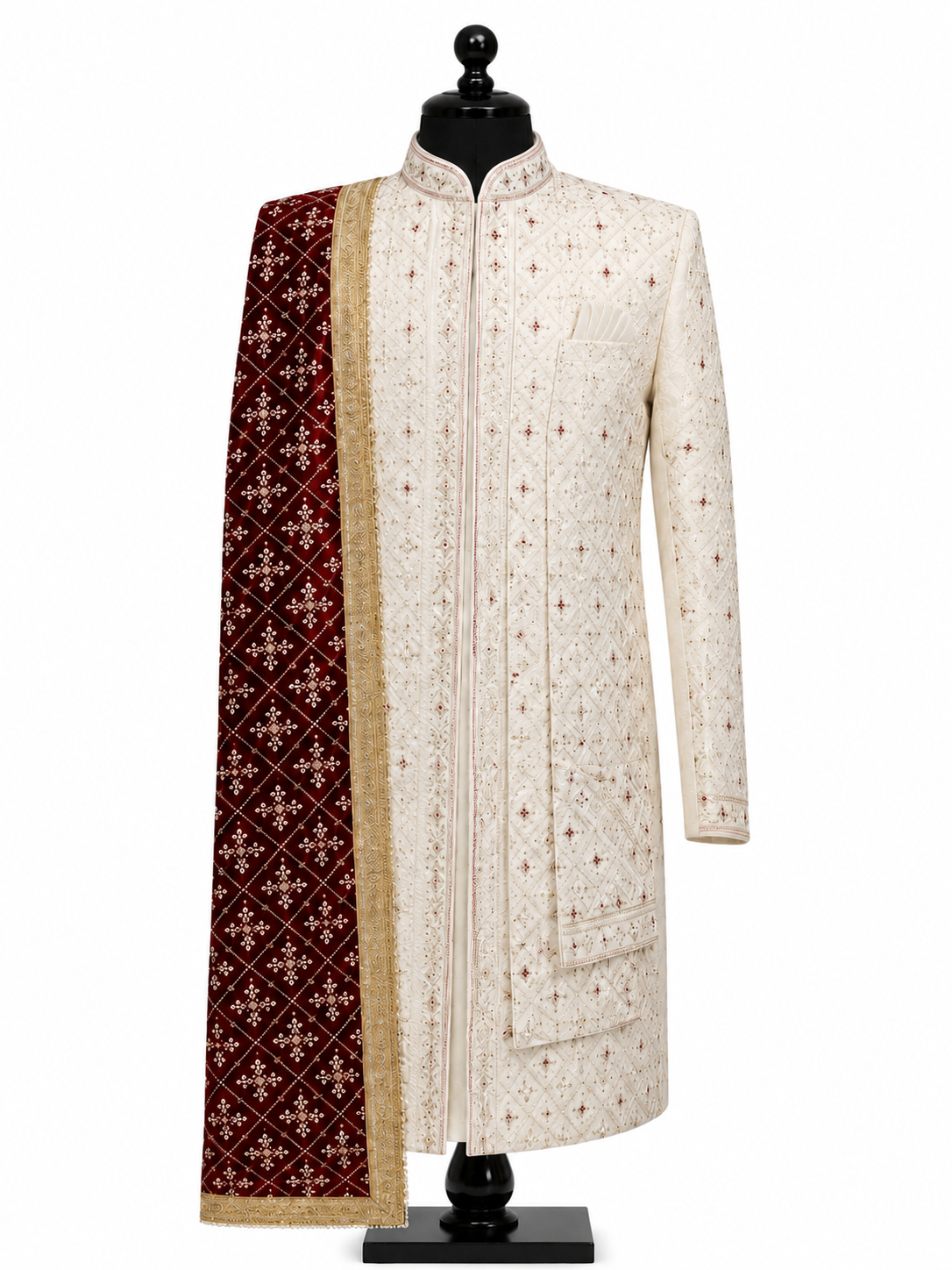 ivory imperial sherwani