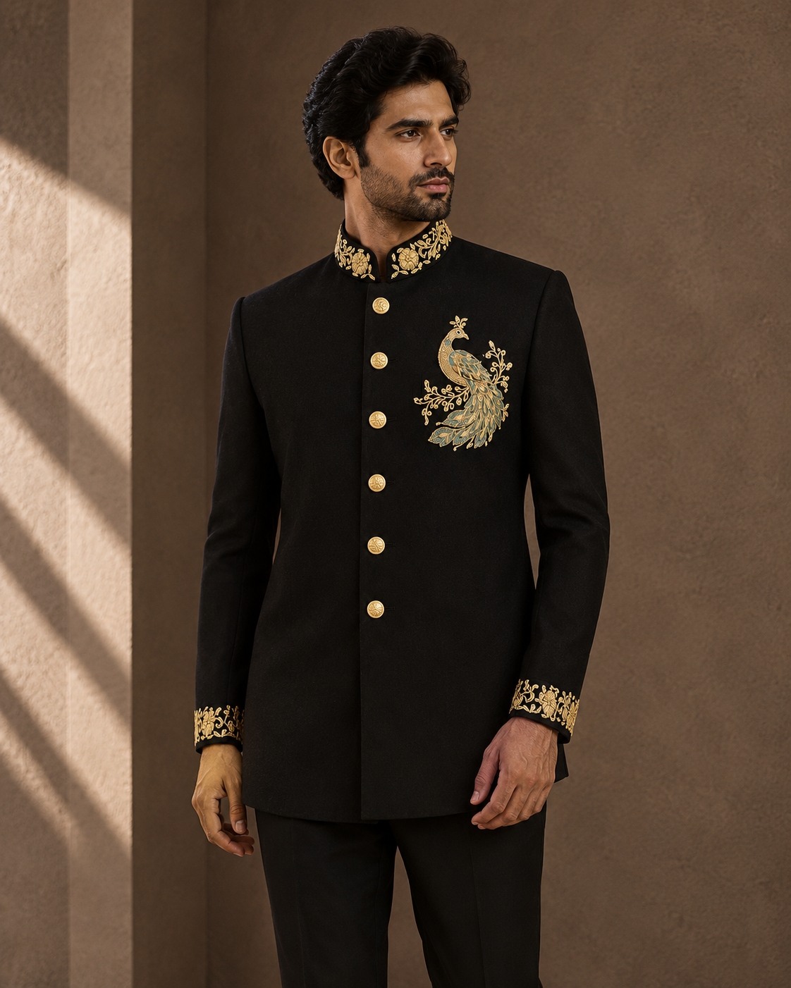 Black Japanese Prince Coat